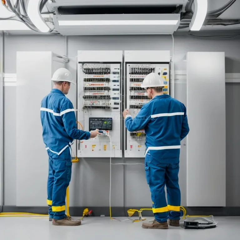 Instalación eléctrica: tablero moderno y medidor
